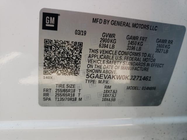 5GAEVAKW0KJ271461 Buick Enclave Essence