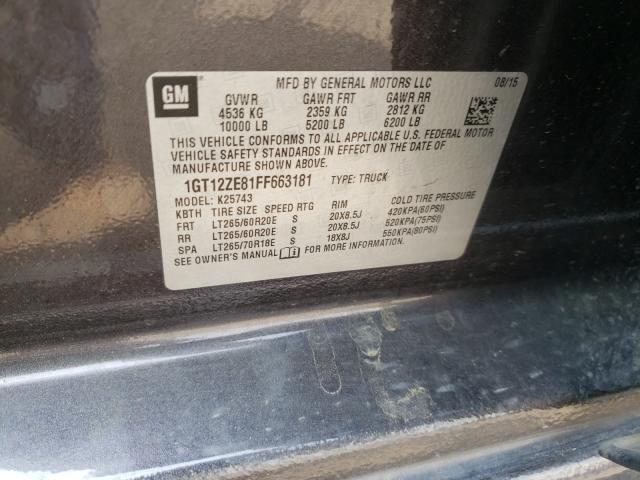 1GT12ZE81FF663181 GMC Sierra K2500 Slt