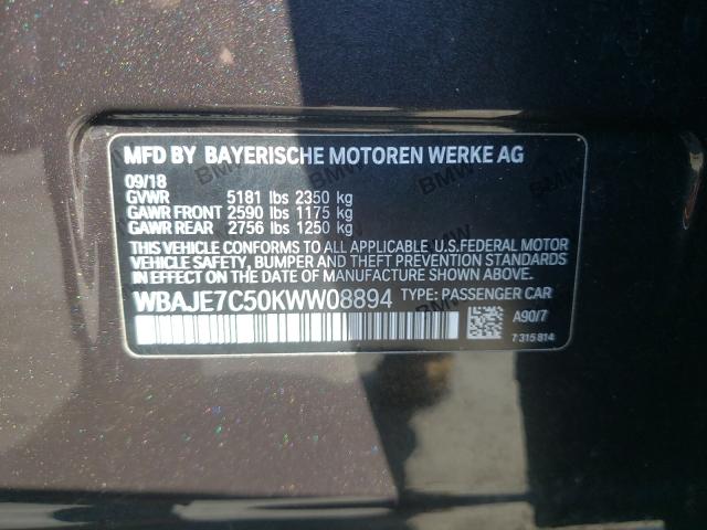 WBAJE7C50KWW08894 BMW 540 XI