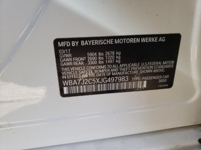 WBA7J2C5XJG497983 BMW 740 Xe