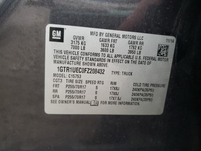 1GTR1UEC0FZ208432 GMC Sierra C1500 Sle
