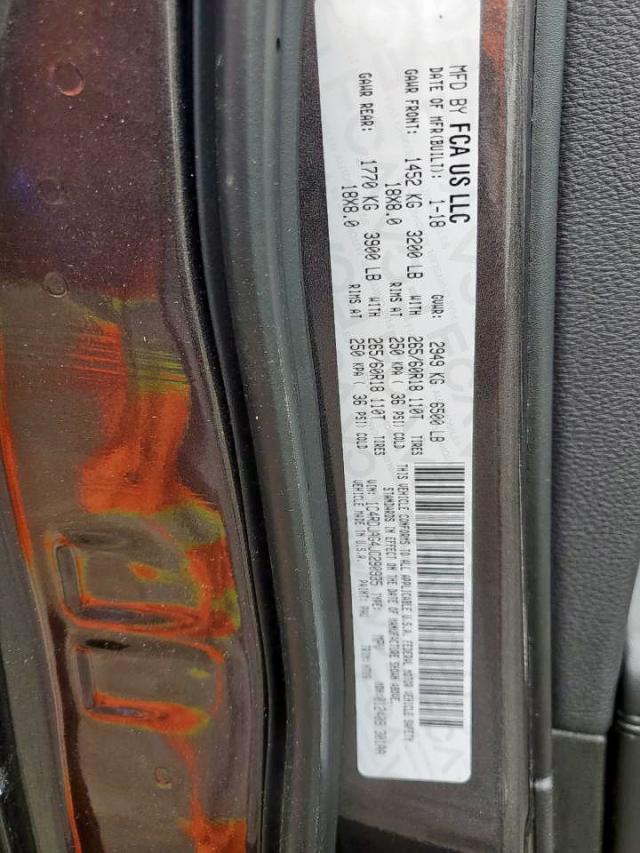 1C4RDJAG4JC290935 Dodge Durango Sxt