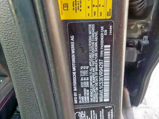 WBAVL1C53EVR94287 BMW X1 Xdrive28i