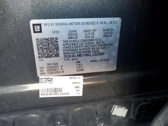 3GKALMEV9KL132580 GMC Terrain Sle