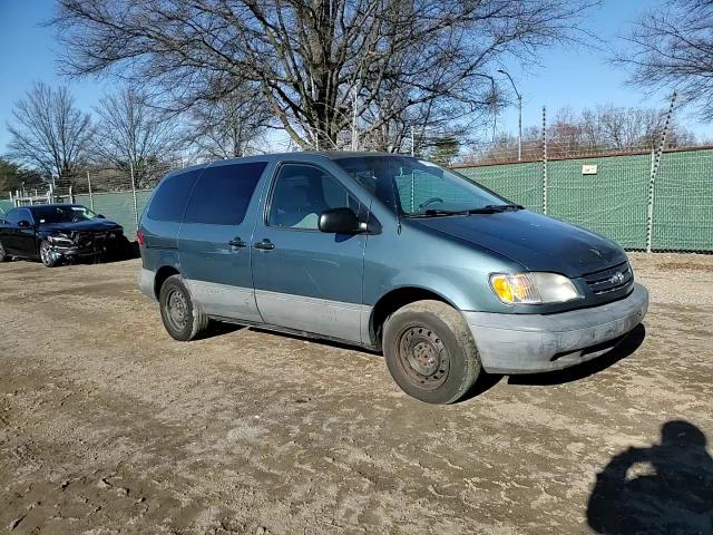2001 Toyota Sienna Ce VIN: 4T3ZF19C61U340954 Lot: 47937325