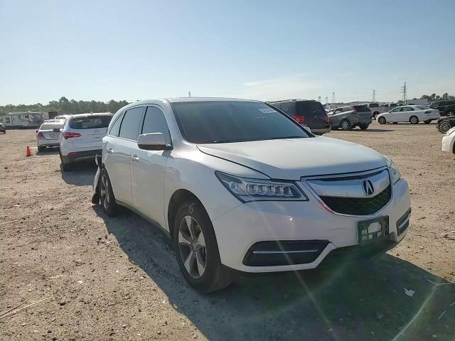 2016 Acura Mdx VIN: 5FRYD3H27GB018357 Lot: 51842464