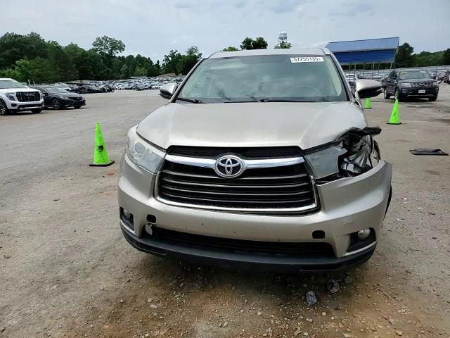 2015 Toyota Highlander Xle VIN: 5TDKKRFH5FS093107 Lot: 57255135