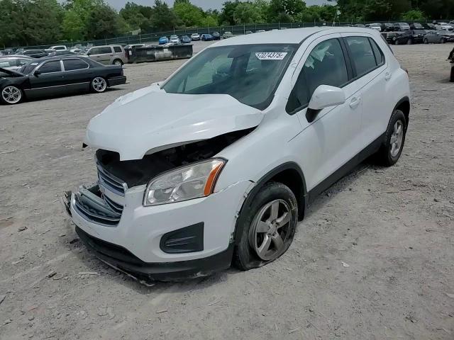 2015 Chevrolet Trax 1Ls VIN: KL7CJPSB5FB225753 Lot: 57074375
