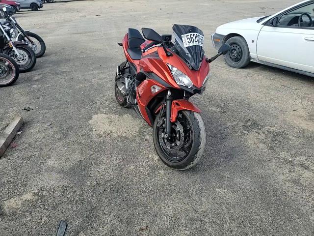 2017 Kawasaki Ex650 F VIN: JKAEXEK13HDA08681 Lot: 56205565