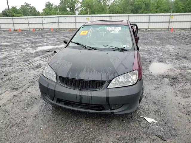 2004 Honda Civic Ex VIN: 2HGES26764H589218 Lot: 57833825