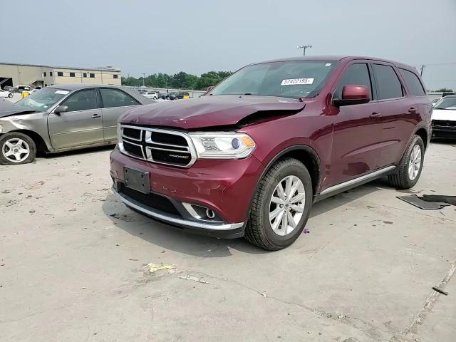 2020 Dodge Durango Sxt VIN: 1C4RDHAG7LC142077 Lot: 57422195