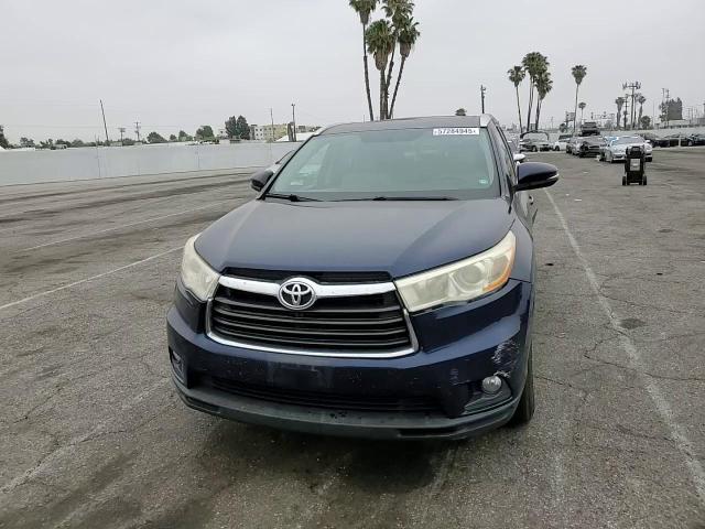 2014 Toyota Highlander Xle VIN: 5TDJKRFH2ES032680 Lot: 57284945