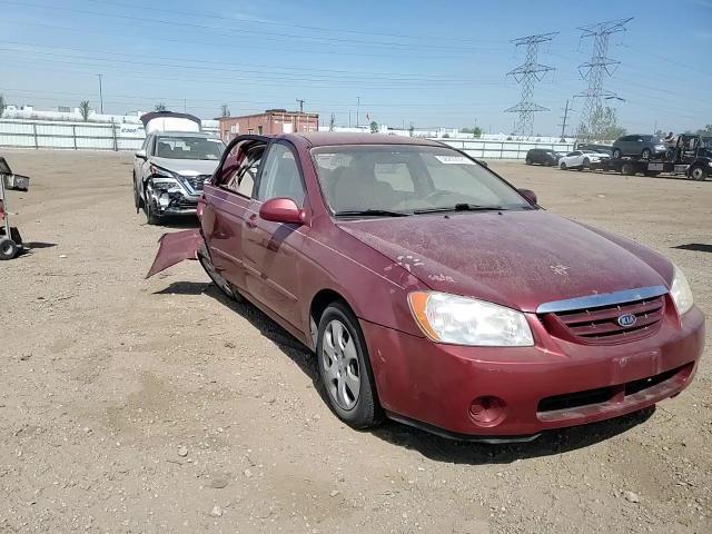 2005 Kia Spectra Lx VIN: KNAFE121355162932 Lot: 56292625