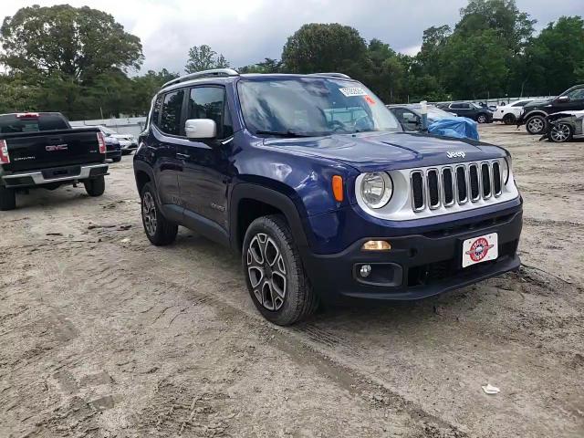 2016 Jeep Renegade Limited VIN: ZACCJBDT3GPD28091 Lot: 57282825