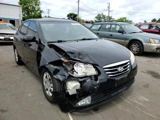 KMHDU4AD2AU894619 2010 Hyundai Elantra Blue