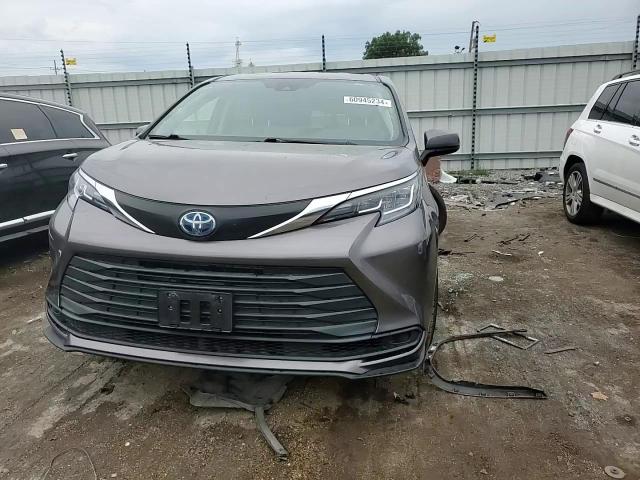 2021 Toyota Sienna Le VIN: 5TDKSKFC5MS019274 Lot: 60945234