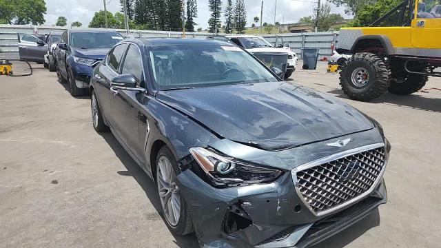 2021 Genesis G70 Elite VIN: KMTG34LA8MU074008 Lot: 62692345