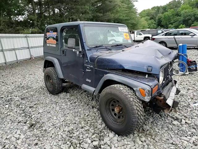2001 Jeep Wrangler / Tj Sport VIN: 1J4FA49S01P363856 Lot: 62494785