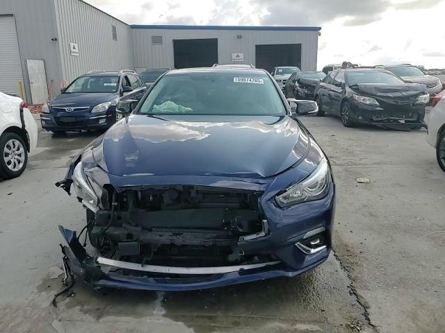 2021 Infiniti Q50 Luxe VIN: JN1EV7BP5MM707123 Lot: 59874785