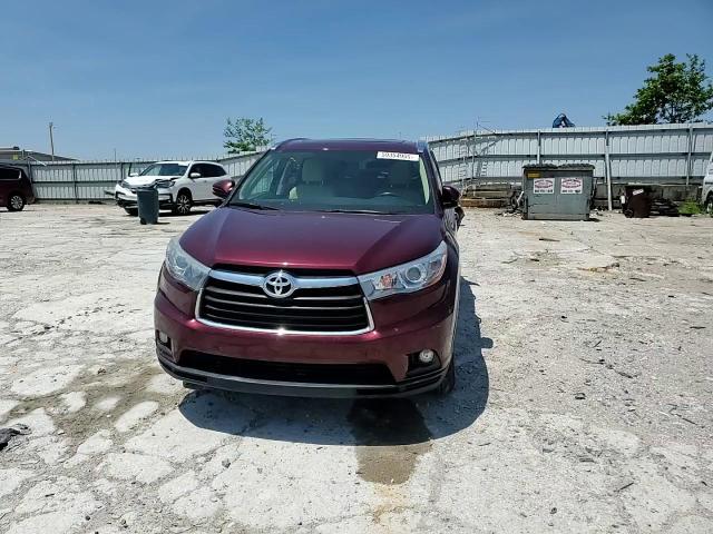 2015 Toyota Highlander Xle VIN: 5TDJKRFH7FS077079 Lot: 59354955