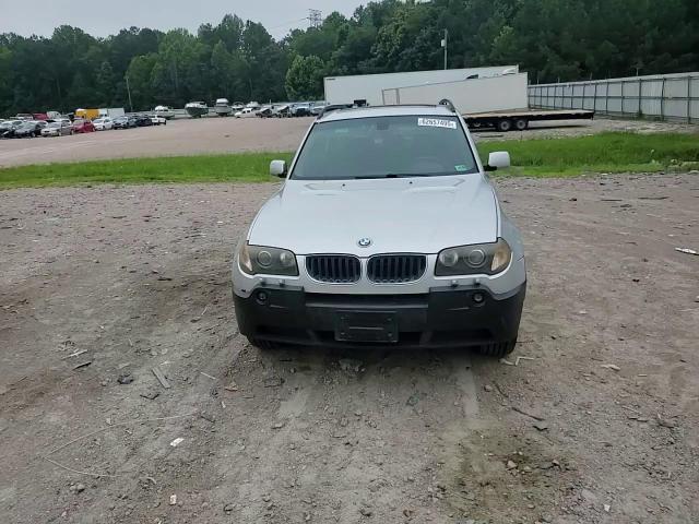 2005 BMW X3 3.0I VIN: WBXPA93475WD07304 Lot: 62657495