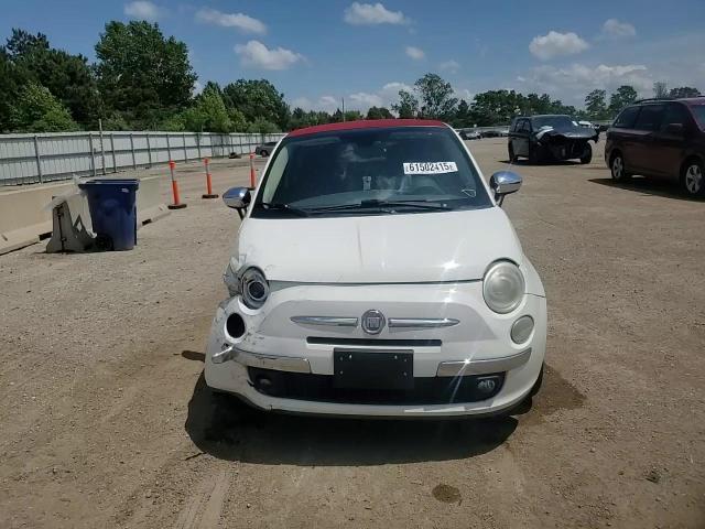 2012 Fiat 500 Lounge VIN: 3C3CFFER7CT109539 Lot: 61502415