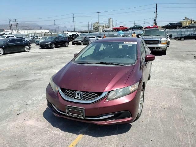 2014 Honda Civic Lx VIN: 19XFB2F58EE232444 Lot: 62185385