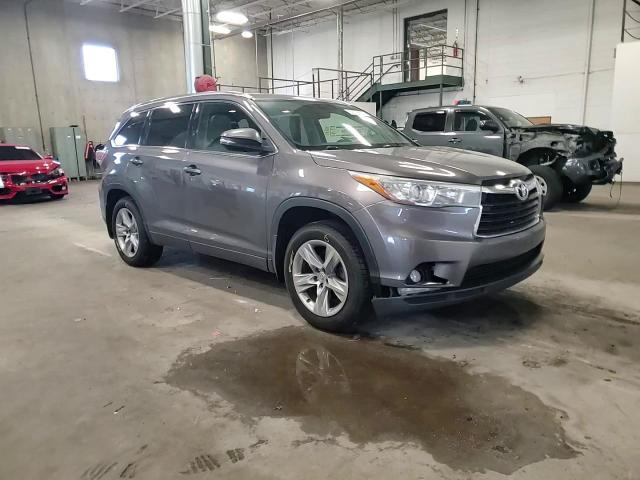 2014 Toyota Highlander Limited VIN: 5TDDKRFH6ES018343 Lot: 62873005