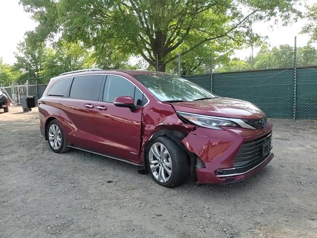 2021 Toyota Sienna Limited VIN: 5TDERKEC3MS050646 Lot: 59551425