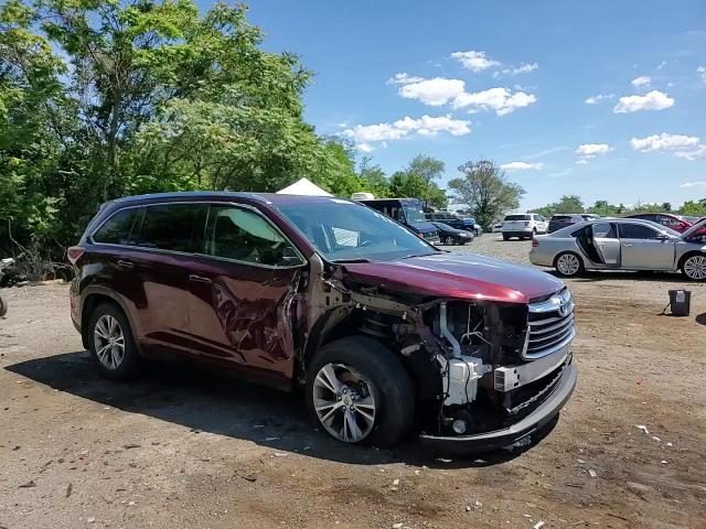 2015 Toyota Highlander Xle VIN: 5TDJKRFH1FS103224 Lot: 61459404