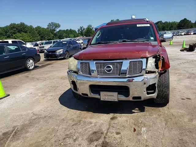 2005 Nissan Armada Se VIN: 5N1AA08AX5N717879 Lot: 61029694