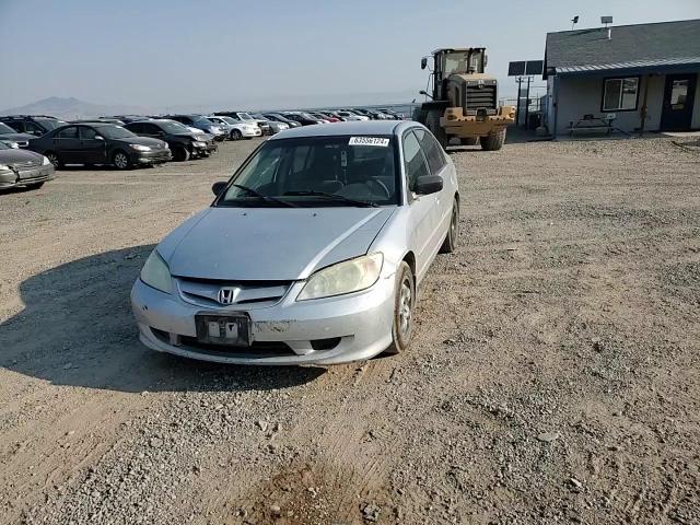 2005 Honda Civic Lx VIN: 2HGES15505H613900 Lot: 63556124