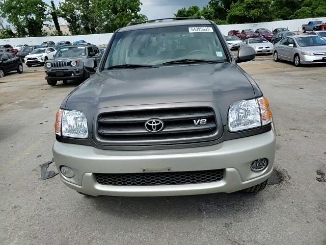 2004 Toyota Sequoia Sr5 VIN: 5TDZT34A84S215857 Lot: 64395935