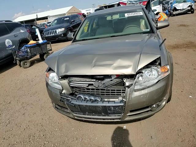 2007 Audi A4 2.0T Quattro VIN: WAUDF78E67A231589 Lot: 65358925