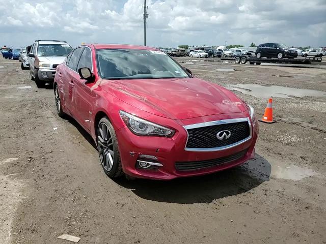 2017 Infiniti Q50 Red Sport 400 VIN: JN1FV7AR1HM872101 Lot: 64834045