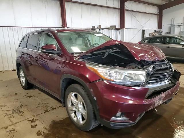 2014 Toyota Highlander Limited VIN: 5TDDKRFH5ES021704 Lot: 64881645