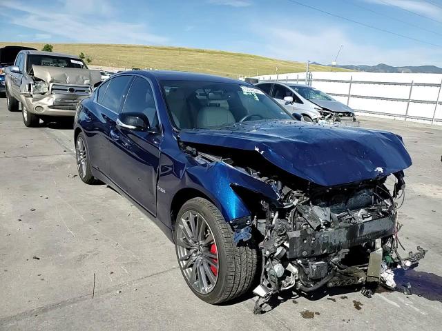 2020 Infiniti Q50 Red Sport 400 VIN: JN1FV7AR2LM660509 Lot: 63348345