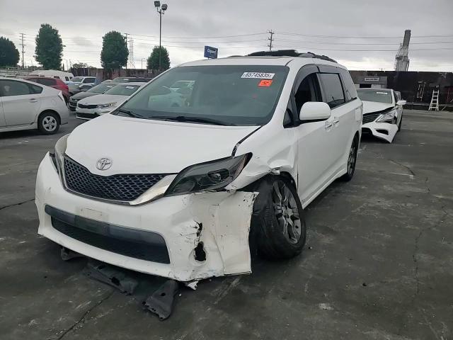 2015 Toyota Sienna Sport VIN: 5TDXK3DC4FS663754 Lot: 65745835