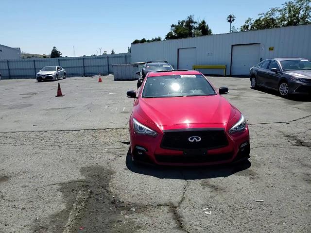 2021 Infiniti Q50 Red Sport 400 VIN: JN1FV7DP0MM850370 Lot: 64851685
