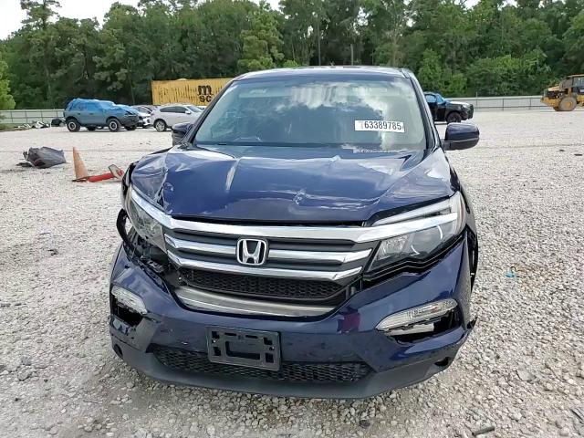 2017 Honda Pilot Exl VIN: 5FNYF5H50HB003380 Lot: 63389785