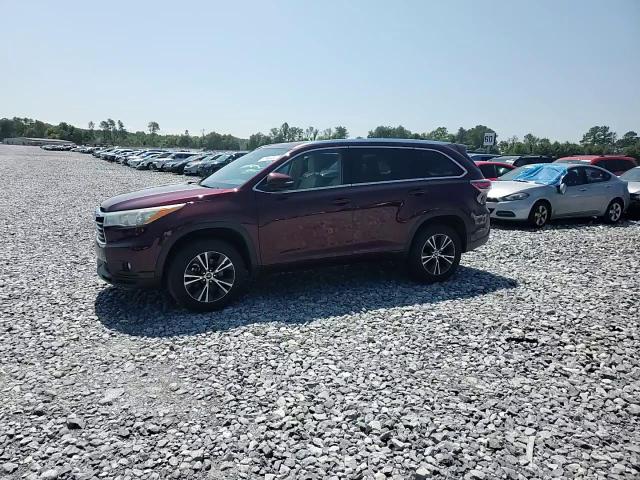 2016 Toyota Highlander Xle VIN: 5TDKKRFH2GS187124 Lot: 67544494