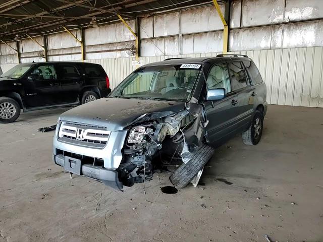2006 Honda Pilot Ex VIN: 2HKYF18446H549842 Lot: 68191104