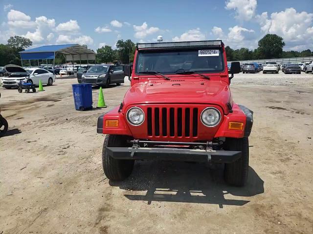 2002 Jeep Wrangler / Tj X VIN: 1J4FA39S42P723142 Lot: 66025214