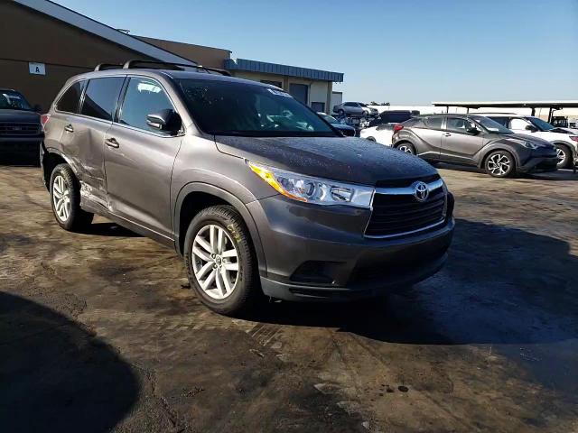 2016 Toyota Highlander Le VIN: 5TDZKRFH1GS167655 Lot: 68758754