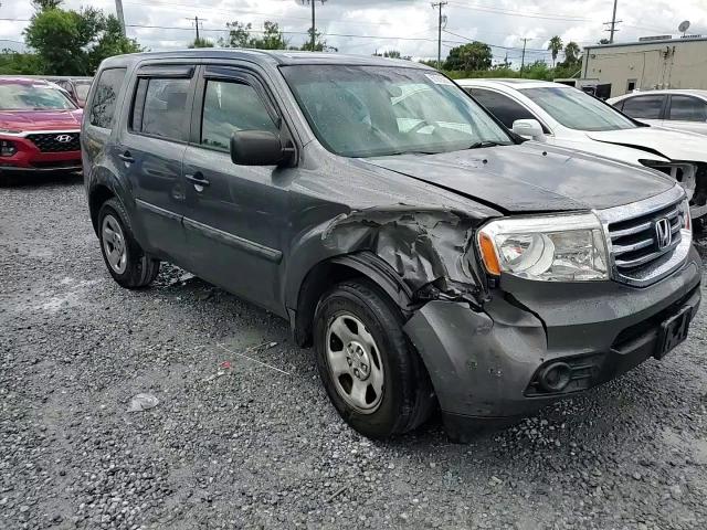 2012 Honda Pilot Lx VIN: 5FNYF3H27CB009809 Lot: 81055135