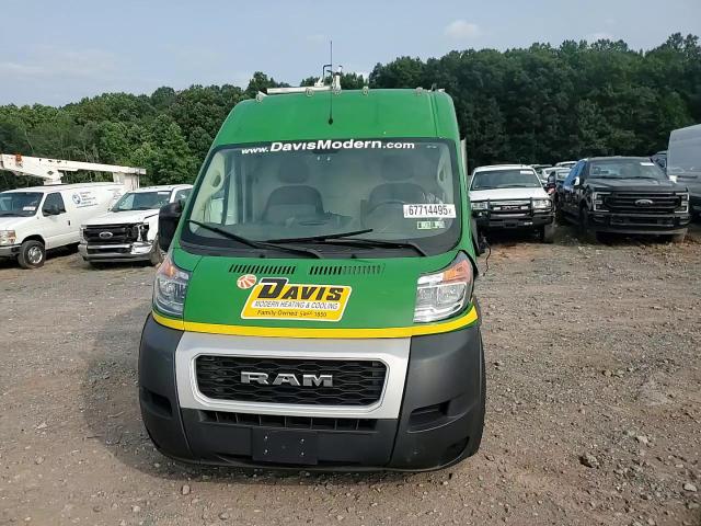 2021 Ram Promaster 2500 2500 High VIN: 3C6ERVDG3ME500240 Lot: 67714495