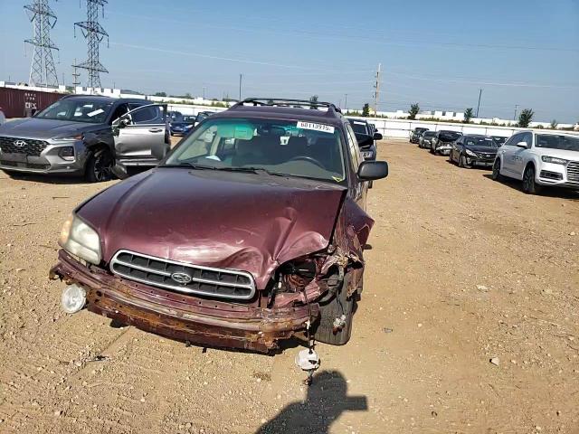 2001 Subaru Legacy Outback Awp VIN: 4S3BH675717669669 Lot: 68113915