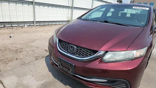 2014 Honda Civic Lx VIN: 19XFB2F55EE025865 Lot: 69784655