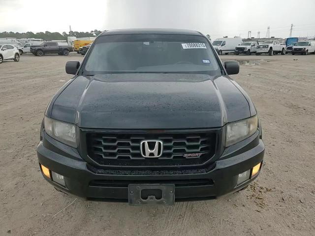 2014 Honda Ridgeline Sport VIN: 5FPYK1F70EB001205 Lot: 70088315