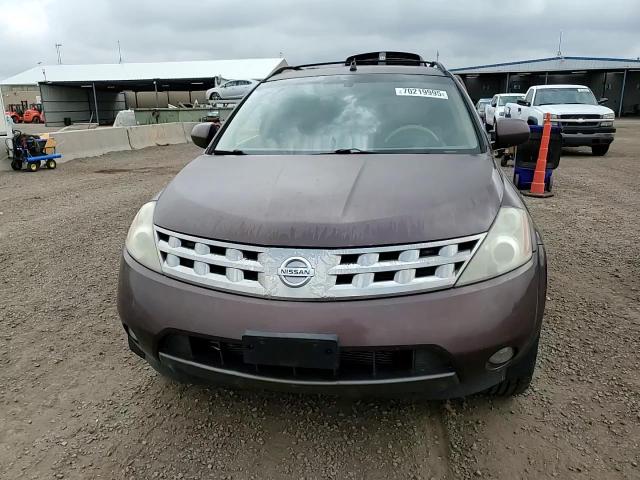 2004 Nissan Murano Sl VIN: JN8AZ08WX4W334630 Lot: 70219995